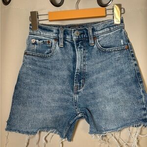 Abercrombie & Fitch Ultra High Rise Denim Shorts